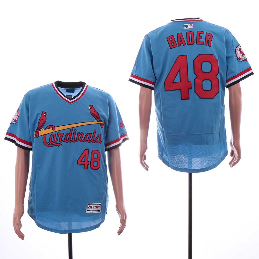 Cardinals 48 Harrison Bader Light Blue Flexbase Jersey Sguo,We sell and wholesale Cardinals 48 Harrison Bader Light Blue Flexbase Jersey Sguo on line form chian!